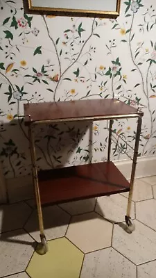 Vintage Mid-century Mobile Bar Cart Atomic Eames Era • $50