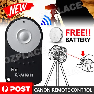 New RC-6 Wireless Remote Control For Canon 7D 70D 700D 6D EOS M Mark III MARK3 • $5.95