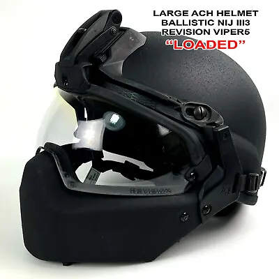  New  Revision Viper A5 Large Ballistic Ach Nij Iiia Full Cut Combat Helmet-nice • $1100