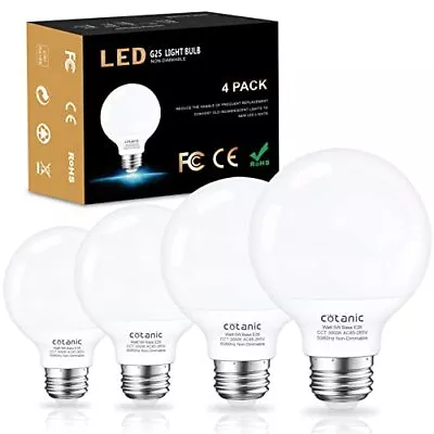 Bathroom G25 Led Vanity Light Bulb 3000k Soft White Globe Light Bulbs E26 Standa • $21.57