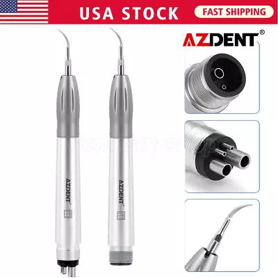 AZDENT Dental Ultrasonic Air Perio Scaler Handpiece Hygienist 2/4Holes • $27.19