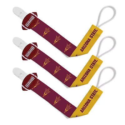 Arizona State Sun Devils - Pacifier Clip 3-Pack • $14.99