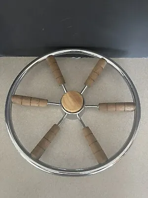 Vintage Century Mid Century Boat Steering Wheel- 16 Inches • $46.85