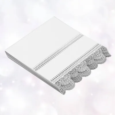  50pcs Place Cards Wedding Place Cards Hollow Place Cards Lace Stereo Table • £11.99