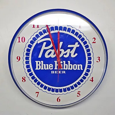 Pabst Blue Ribbon 13  Plastic Clock Non-Working • $25