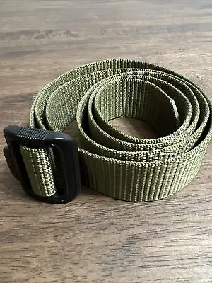 5.11 511 Tactical Belt Mens Army Green Nylon Double Duty Hunting Webbing • $19.99