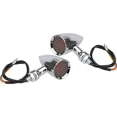 Universal LED Bullet Blinker Red Brake Signal Turn Tail Light For 12V Motorcycle • $15.28