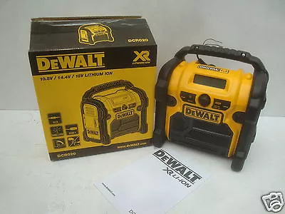 DeWalt DCR020 12v 18v XR Compact Digital Fm Dab Job Site Radio 240v • £110.89