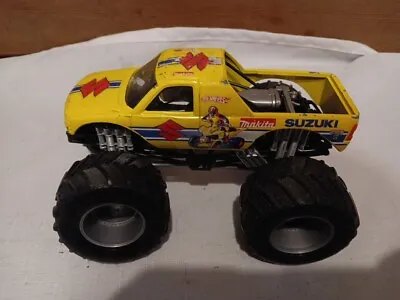 2004 Hot Wheels Monster Truck “Suzuki” Makita 1:24 Kids Toy Yellow  • $18.99