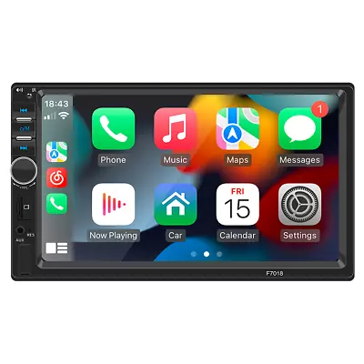 7in Touch Screen Carplay Car Radio Stereo Bluetooth Android Auto FM MP5 Player • $69.20