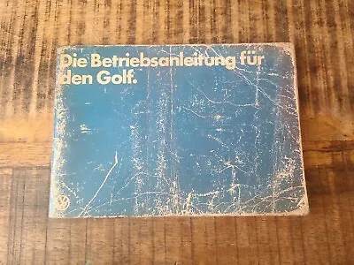 Old Original Operating Instructions Volkswagen Golf 1 Edition 08/1979 Classic Car • $15.95