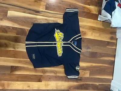 University Of Michigan Steve & Barry’s Baseball Jersey • $80