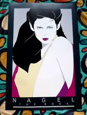 Vtg 1981 Patrick Nagel The Book Lithograph Art Poster Mirage Editions 24x36  • $89