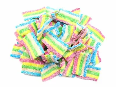 Bebeto Rainbow Belts Halal Fizzy Jelly Sweets Full Bag 2kg • £10.49