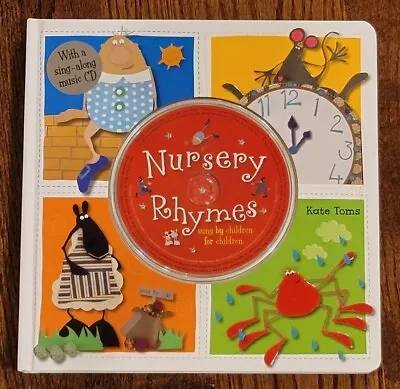 #MB Nursery Rhymes With CD By Kate Toms NEW • $5