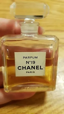 £160 • Buy Chanel No19 Parfum Bottle 14ml Vintage Used