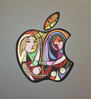 GLOWING PICASSO GIRL BEFORE MIRROR Apple MacBook Pro Air Mac Logo Laptop DECAL  • $4.50