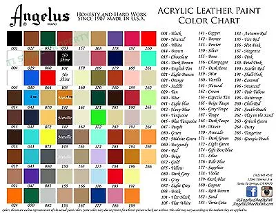 2 Bottles Angelus Acrylic Leather Paint /Dye - Leather & Vinyl - 4 Oz- Original • $14.99