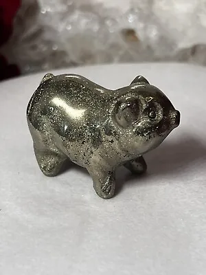 £15.65 • Buy Pyrite 1.5” Pig Carving