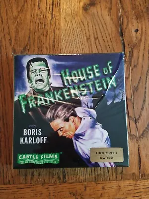 Vintage House Of Frankenstein Boris Karloff Super 8mm Film Castle Films • $49.80