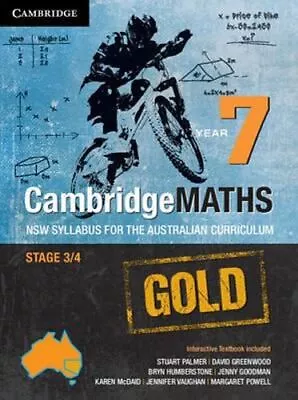 NEW CambridgeMATHS Gold NSW Syllabus For The Australian Curriculum Year 7 By Stu • $67.95