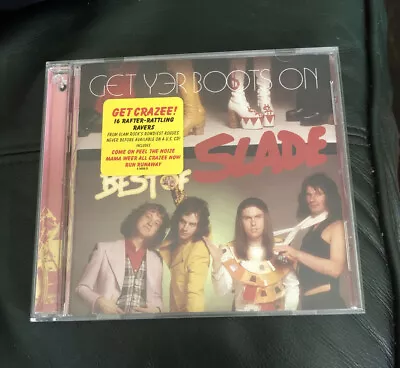 SLADE  Get Yer Boots On: The Best Of Slade  (CD 2004) 16-Tracks GREAT SHAPE Sryb • $23.99