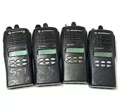 Lot Of 4 MOTOROLA HT1250 VHF 136-174MHz Two-Way Radio AAH25KDF9AA5AN • $332.45