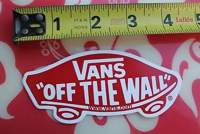 VANS Skateboard Shoes Off The Wall Dogtown Website Surf Skateboarding STICKER • $10