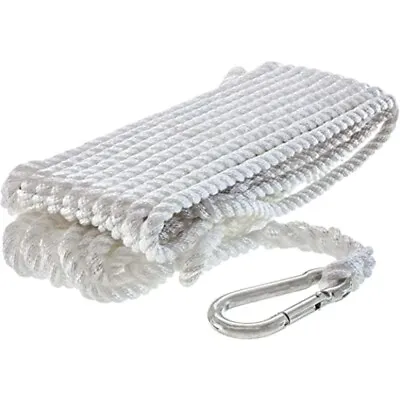 Attwood Marine 11707-7 Anchor Line White 3/8 X 50 Ft - Boat Anchor Rope • $31.67