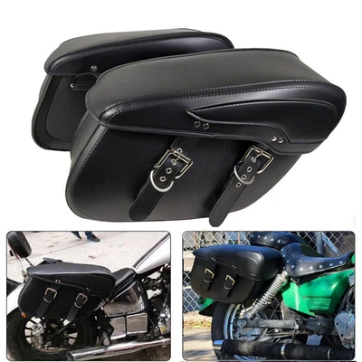 $129.99 • Buy Side Saddle Bags Luggage For Yamaha V Star 650 950 1100 1300 XVS Custom Classic