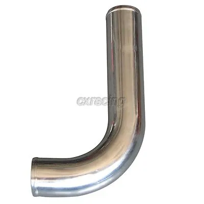 CXRacing 3  OD 90 Deg L Elbow Aluminum Turbo Intercooler Pipe 18  Length Tube • $43.71