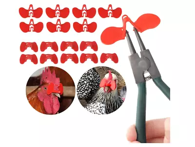 Pinless Peepers For Chickens Blinders With Pliers Set Pheasant Blinders Chic • $18.35