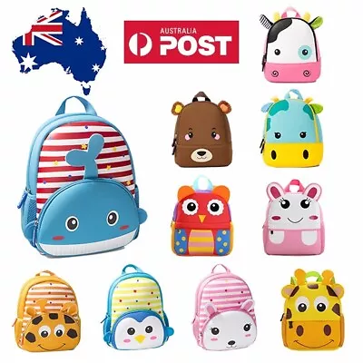 Baby Kids Toddler Daycare Childcare Preschool Backpack Schoolbag 3D Animal • $32