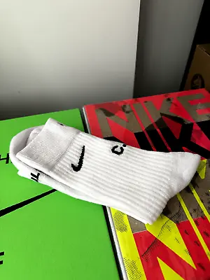 Nike NOCTA Crew Socks White L XL DD9240-100 New • $30