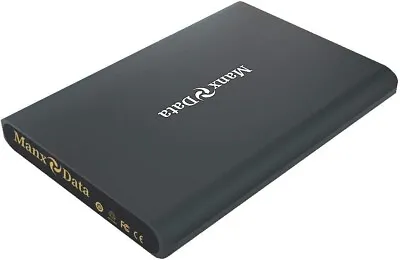 256GB SSD Small Portable External SSD Unit Manxdata • £10