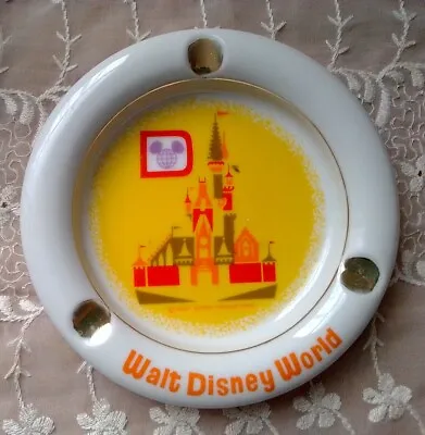 Vintage MCM 1970's Walt Disney World Ashtray Castle Walt Disney Productions • $19