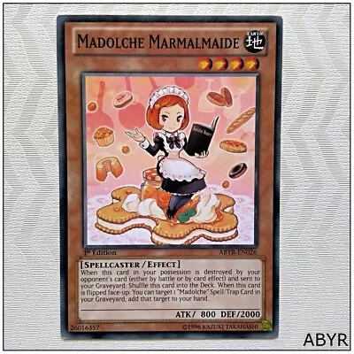 Madolche Marmalmaide - ABYR-EN026 - Common 1st Edition Yugioh • $1.63