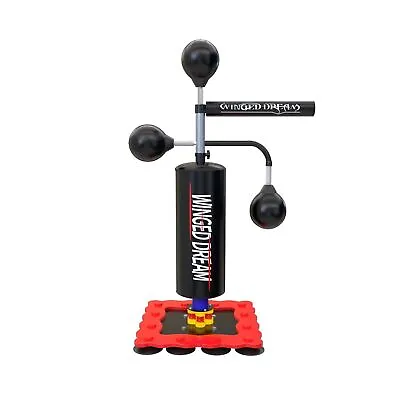 WingeddreaM Gym Boxing Equipment Heavy Punching Bag Pedestal Bag Spinnning... • $216.74