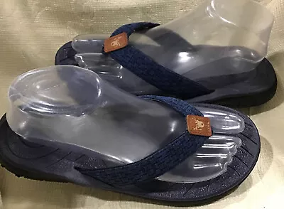 KUAILU Women Flip Flops Thong Sandals Yoga Foam Slippers  Navy Blue US Size 7 • $5
