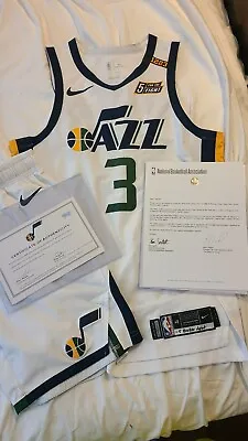 Trent Forrest Utah Jazz NBA Rookie Debut Game Worn Authentic Jersey & Shorts • $1554.17