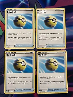 $1.89 • Buy 4x Quick Ball [179/202] Uncommon, Sword & Shield, Mint/NM, Pokemon TCG