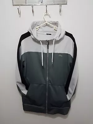 £24.99 • Buy Lacoste Tracksuit Top Medium White Grey