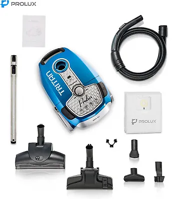 Prolux Tritan Canister Vacuum Cleaner Lightweight Multi Speed W/ HEPA Filtration • $199.99