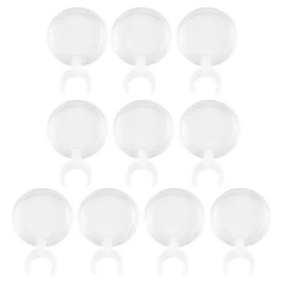 10Pcs Sewing Magnifying Glass Clip On Magnifiers Clip Magnifying Glass • £7.88