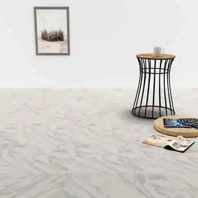 £138.15 • Buy VidaXL Self-adhesive PVC Flooring Planks 5.11 M² White Marble GF0