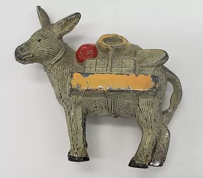 Cute Donkey Pack Mule Metal Figurine • $6