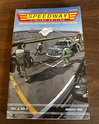 Vintage 1992 SPEEDWAY LIMITED EDITION RACING MEMORABILIA Pocket Price Guide Book • $12