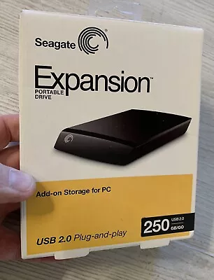 Seagate 250GB Portable USB Hard Drive NEW 'Expansion' • £35