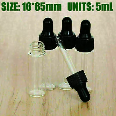 30Pcs 5ML Glass Bottle Roller Cork Laboratory Bottles For Essential Oil • $27.46