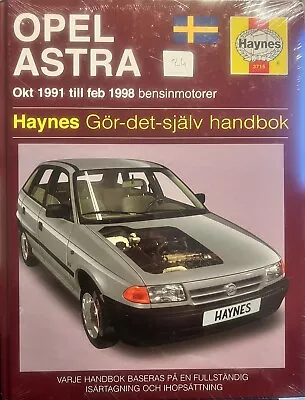 SWEDISH Opel Astra ( 1991 - 1998 ) Repair Manual  By Haynes Publishing. 24 • £14.99